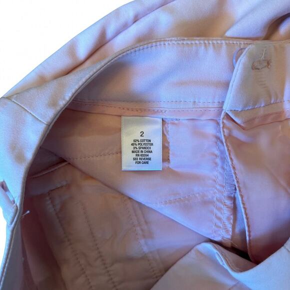 Roz & Ali Blush Pink Slim Dress Pants - Size 2 / 774O - Picture 4 of 8